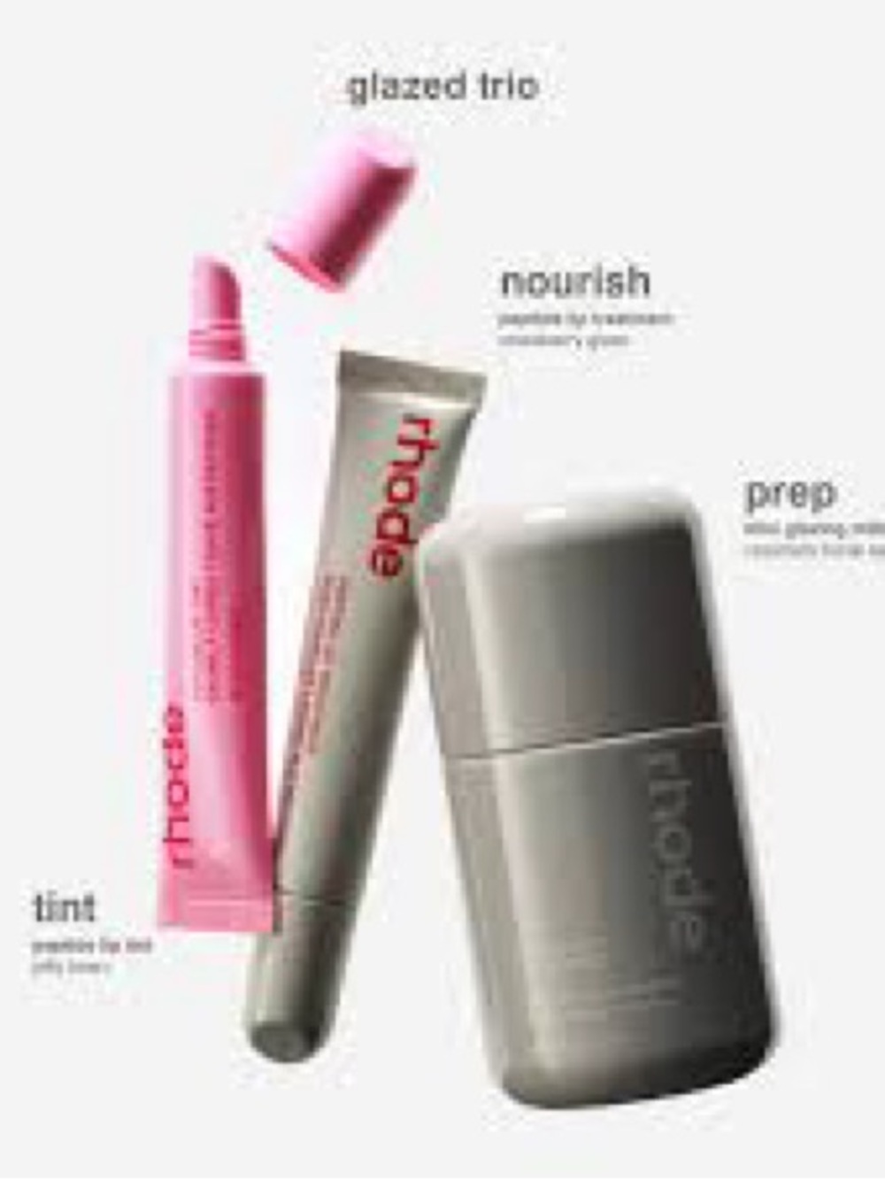 RHODE Skincare Trio in White and Pink